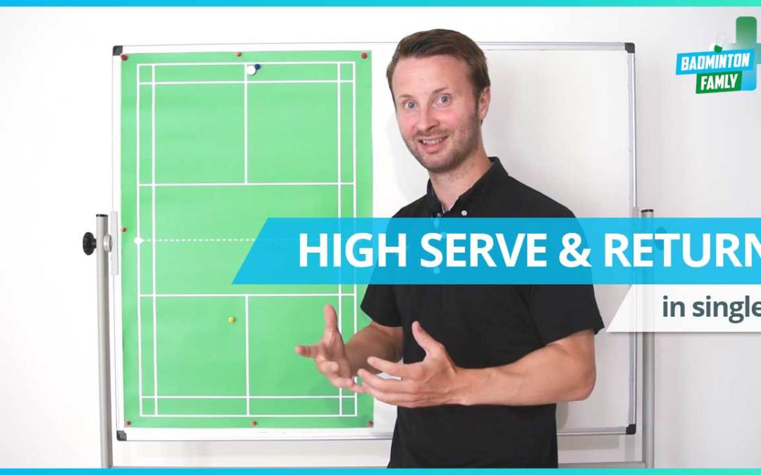 High serve and return in singles