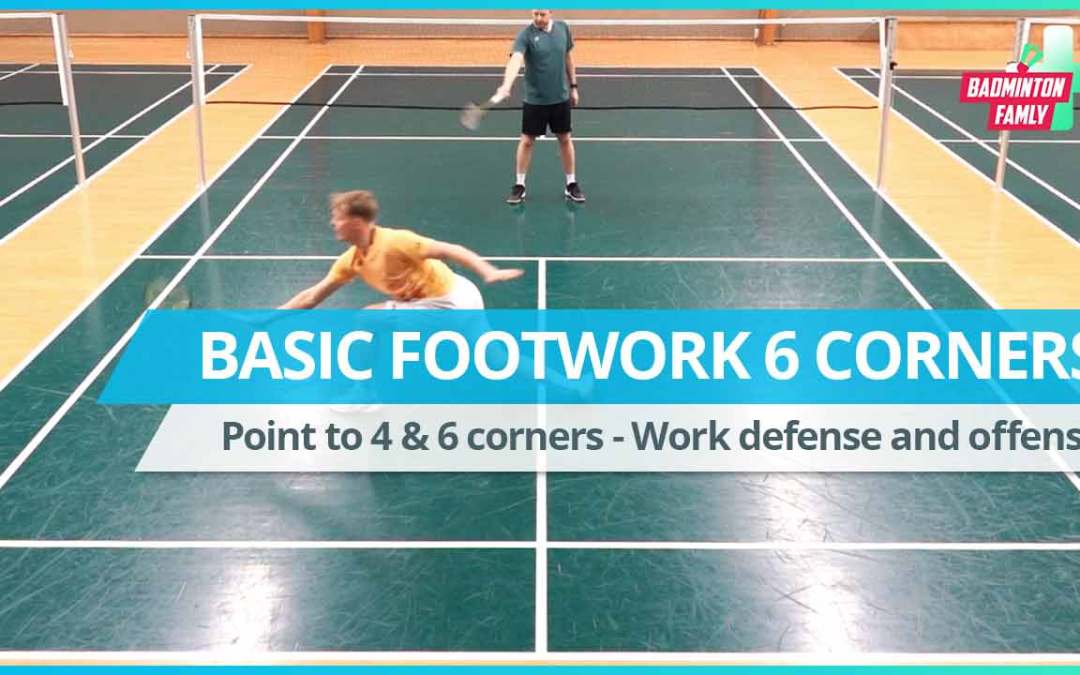Basic footwork – 6 corners